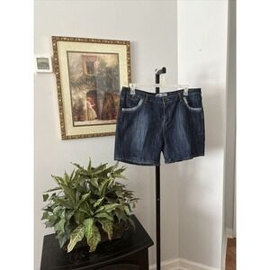 Exocet‎ Jeans Collection Women Shorts 16 Denim 5.5” Inseam High Rise 5 Pockets